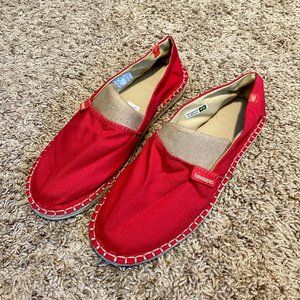 Havaiana Red Espadrille Sandals